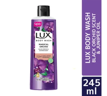 LUX Body Wash Black Orchid Scent & Juniper Oil 245ml